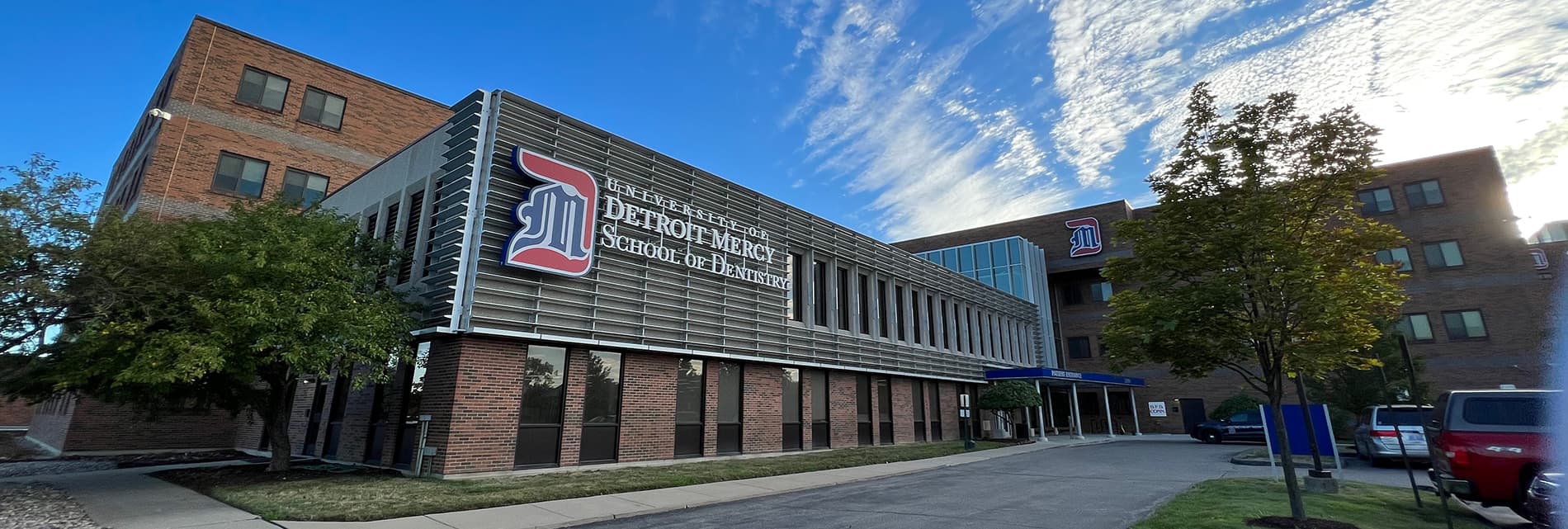 Detroit Mercy Dental Campus aerial